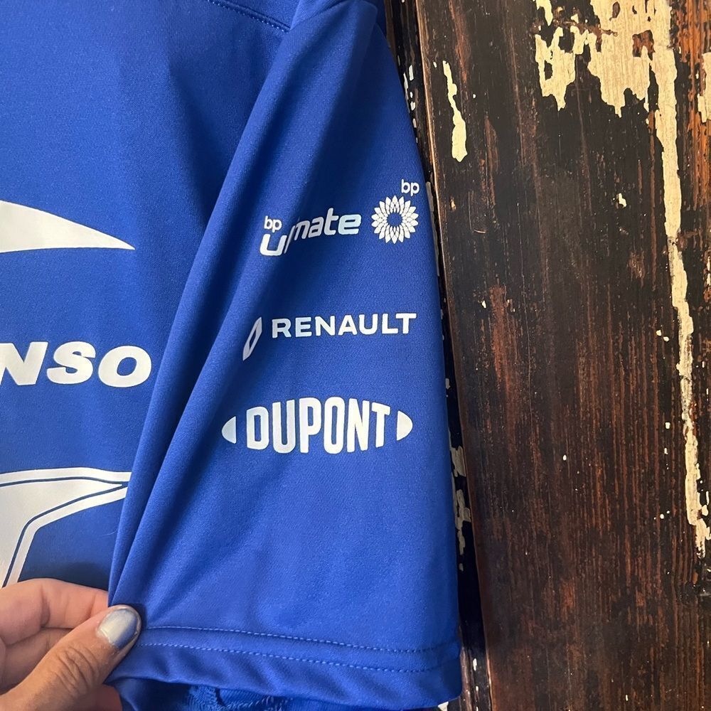 Le Coq Sportif Men's Alpine F1 Blue Racing Alonso Jersey. Size XL. NWT. - Picture 10 of 11